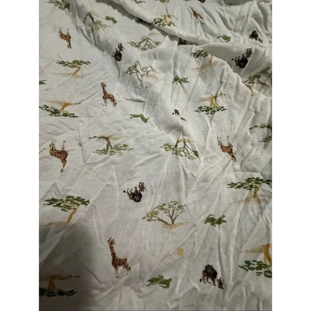 milkberry blanket blanket lion  elephant giraffe safari baby